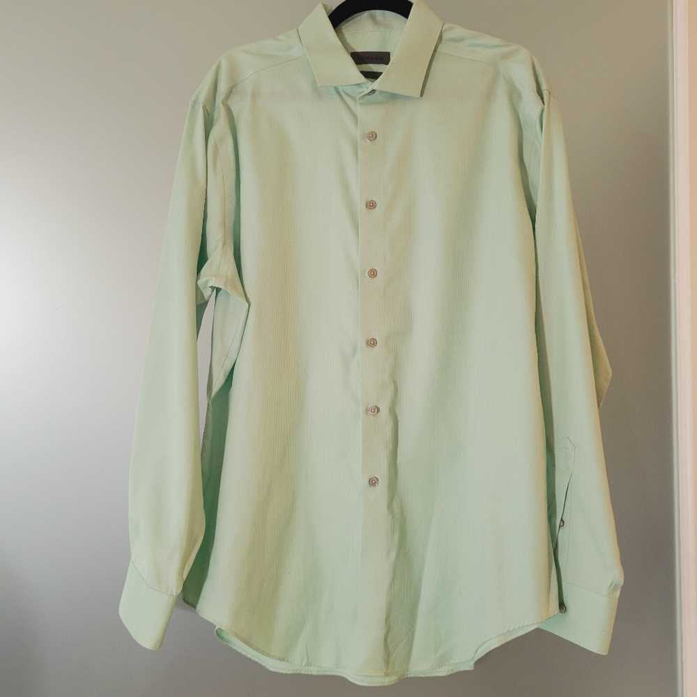 Green dress shirt Calvin Klein